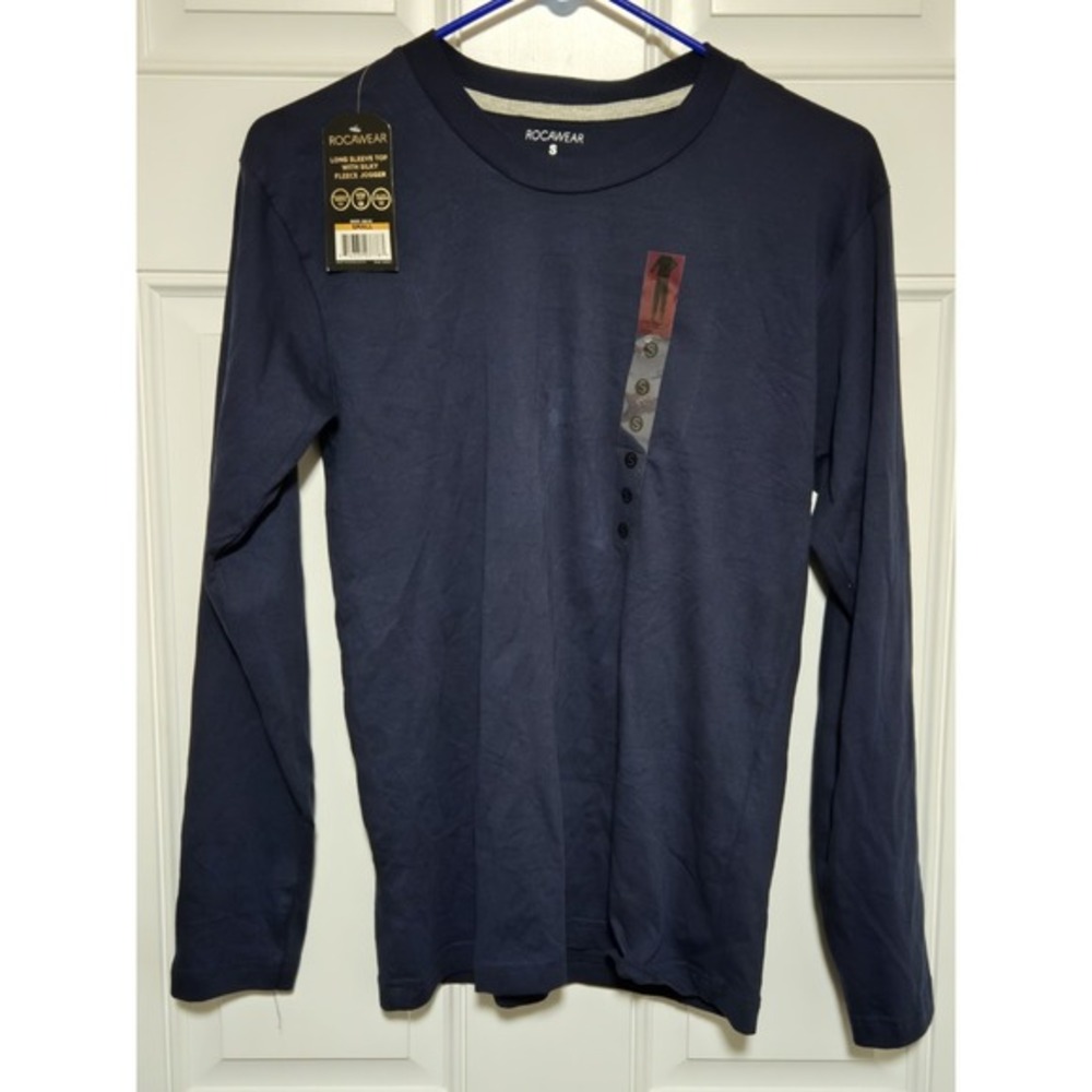 Rocawear Long Sleeve Top Shirt Size Small Navy Blue NWT Roca Wear